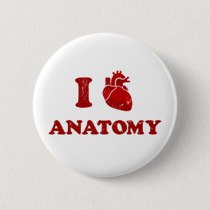 ik hou van anatomie2 ronde button 5,7 cm