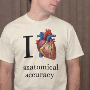 Ik Hou van Anatomische Nauwkeurigheid T-shirt