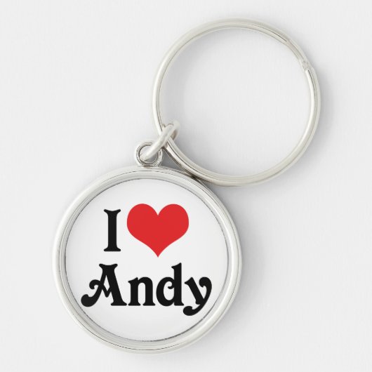 Ik hou van Andy Sleutelhanger (Voorkant)