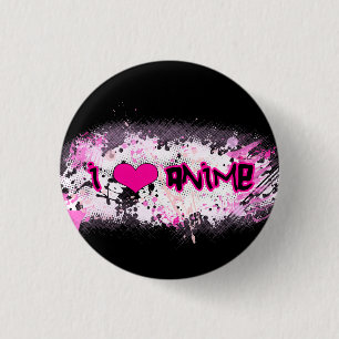Ik hou van Anime Button