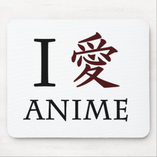 Ik hou van Anime Muismat