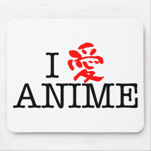 Ik hou van Anime Muismat