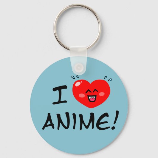 Ik hou van Anime Sleutelhanger (Voorkant)