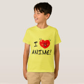 Ik hou van Anime T-shirt (Voorkant volledig)