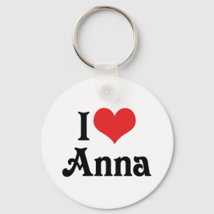 Ik hou van Anna Sleutelhanger