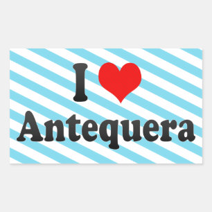 Ik hou van Antequera, Spanje Rechthoekige Sticker