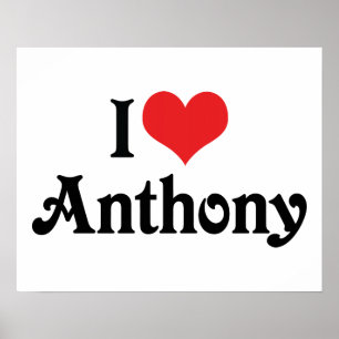 Ik hou van Anthony Poster