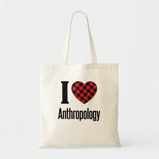 Ik hou van antropologie tote bag (Voorkant)