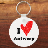 Ik hou van Antwerpen Sleutelhanger (Voorkant)