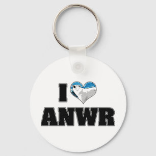Ik hou van ANWR-sleutelhanger Sleutelhanger
