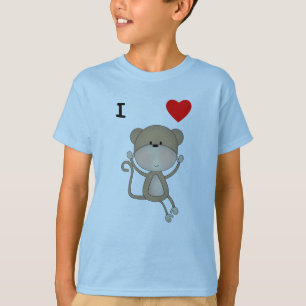 Ik hou van apen t-shirt
