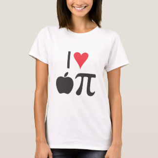 Ik hou van appel pi t-shirt