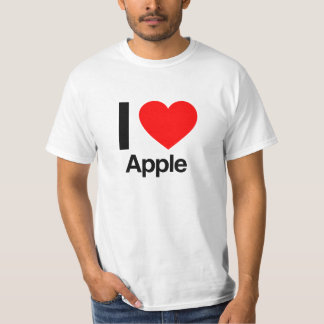 Ik hou van appel t-shirt