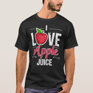 Ik hou van appelsap voor appelsap t-shirt