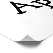 Ik hou van Apple Pie Poster (Hoek)