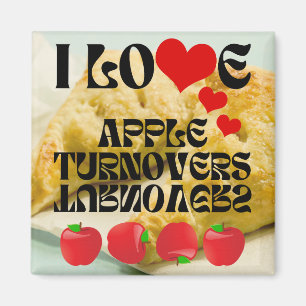IK HOU VAN Apple Turnovers Magneet