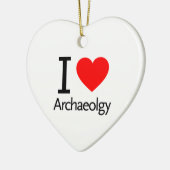 Ik hou van archeologie keramisch ornament (Links)