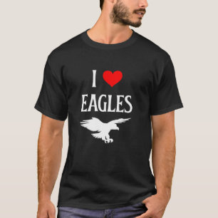 Ik hou van Arenden Ik Hart Arenden Roofvogel Liefh T-shirt