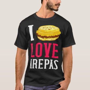Ik hou van Arepas Gift Venezuela T-shirt