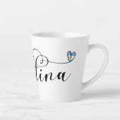 Ik hou van Argentinië, Argentijnse vlag hart Latte Mok (Rechts)