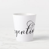 Ik hou van Argentinië, Argentijnse vlag hart Latte Mok (Voorkant)