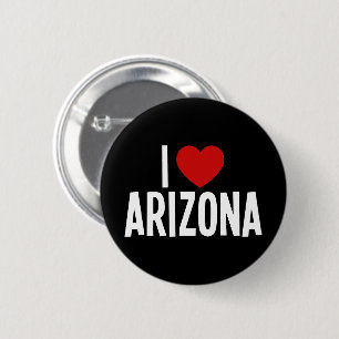 Ik hou van Arizona • I Heart Arizona ronde knop Button 5,7 Cm