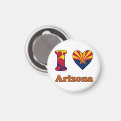 Ik hou van Arizona Magneet (Voorkant / Achterkant)