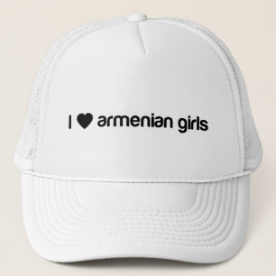 Ik hou van Armeense meisjes Trucker Pet