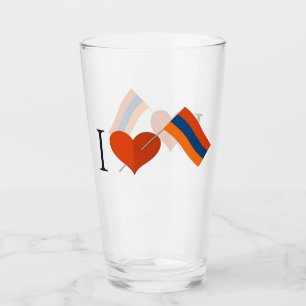Ik hou van Armenia Glass Cup Glas