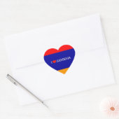 Ik hou van Armenië Hart Sticker (Envelop)