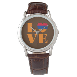 Ik hou van Armenië Horloge