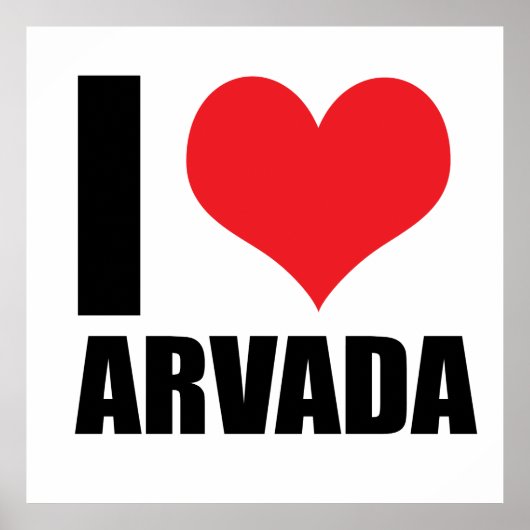 Ik hou van Arvada Poster (Voorkant)