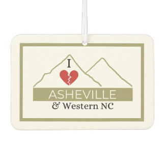 Ik hou van Asheville en Westerne NC luchtverfrisse Luchtverfrisser
