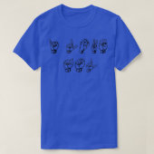 Ik hou van ASL T-shirt (Design voorkant)
