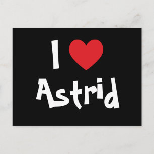 Ik hou van Astrid Briefkaart