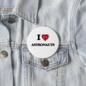 Ik hou van Astronauts Ronde Button 7,6 Cm (In situ)