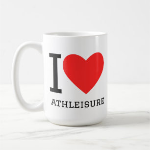 Ik hou van athleisure koffiemok
