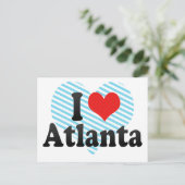 Ik hou van Atlanta Briefkaart (Staand voorkant)