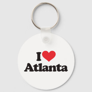 Ik hou van Atlanta Sleutelhanger