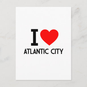 Ik hou van Atlantic City Briefkaart