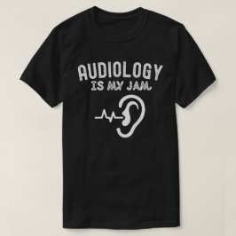 Ik hou van audiologie, audiologie is mijn probleem t-shirt