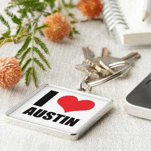 Ik hou van Austin Sleutelhanger