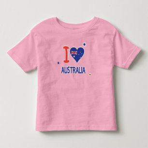 Ik hou van AUSTRALIË Happy Australia Day 26 janua Kinder Shirts