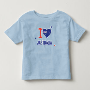 Ik hou van AUSTRALIË Happy Australia Day 26 janua Kinder Shirts