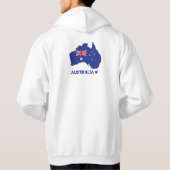 Ik hou van AUSTRALIË Happy Australia Day 26 januar Hoodie (Achterkant)