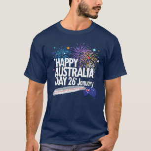 Ik hou van AUSTRALIË Happy Australia Day 26 januar T-shirt