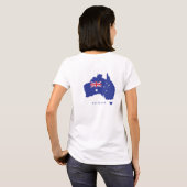 Ik hou van AUSTRALIË Happy Australia Day 26 januar T-shirt (Achterkant volledig)