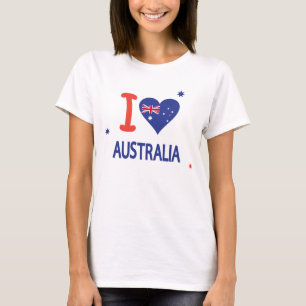 Ik hou van AUSTRALIË Happy Australia Day 26 januar T-shirt