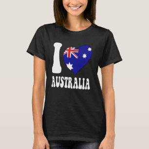 Ik hou van Australië Ik hou van Canberra Australia T-shirt