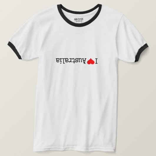 Ik hou van Australië T-shirt (Design voorkant)